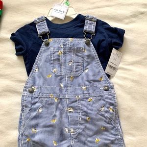 Carter’s summer overall set